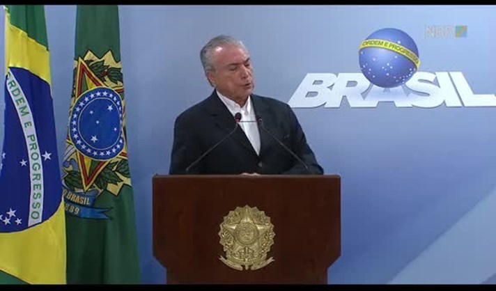 Temer diz que gravações foram
