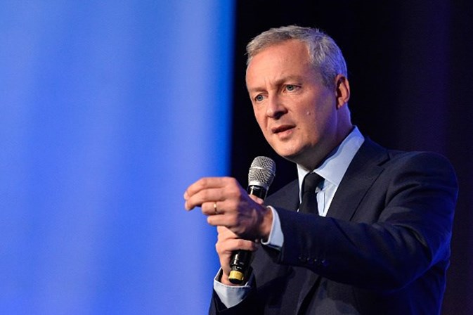 <span><strong>Bruno Le Maire</strong> <br />Ministro da Economia </span>