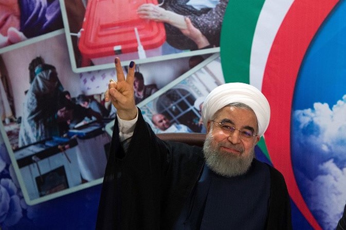 Hassan Rouhani, o presidente iraniano agora reeleito