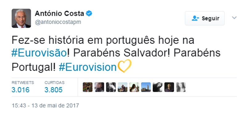 Simone sobre vitória na Eurovisão: "Até parece que fui eu"