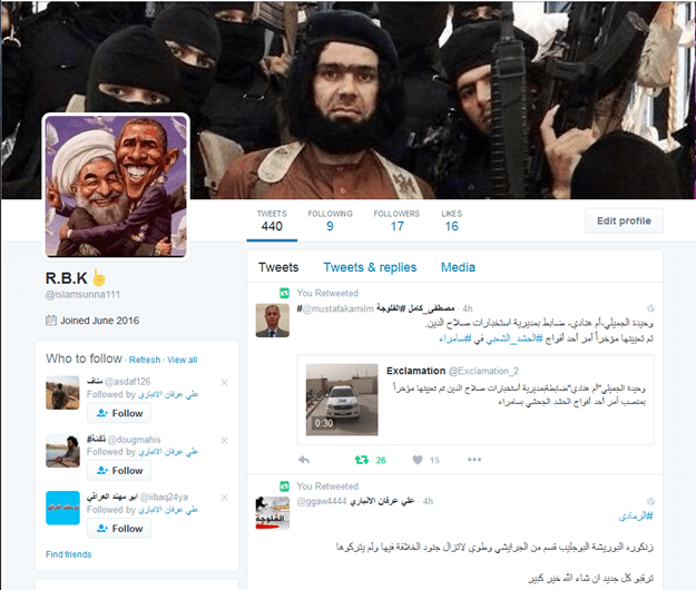 O antes e o depois das contas do Daesh hackeadas com porno gay