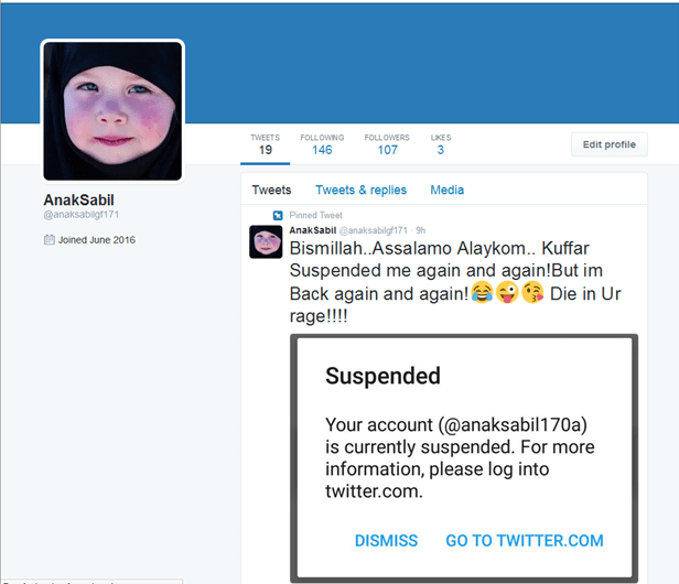 O antes e o depois das contas do Daesh hackeadas com porno gay