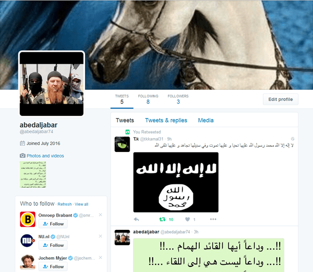 O antes e o depois das contas do Daesh hackeadas com porno gay