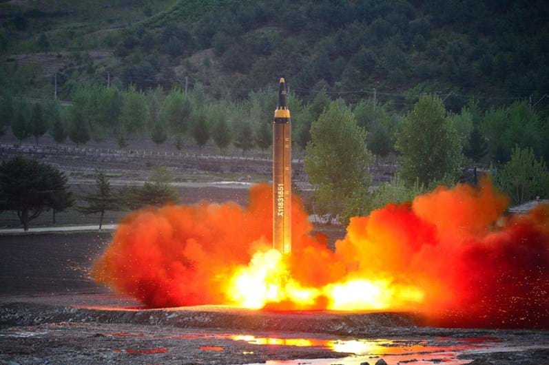 As imagens do novo teste da Coreia do Norte