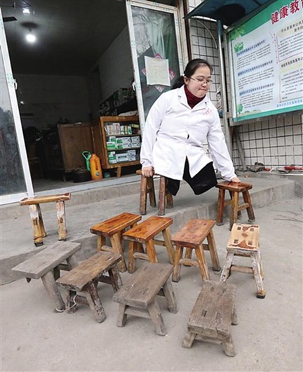 A médica sem pernas Li Juhong
