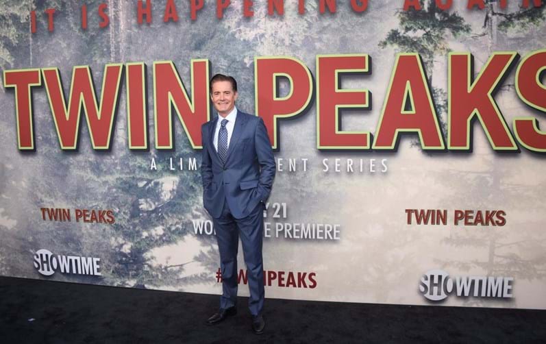 O elenco na estreia de Twin Peaks