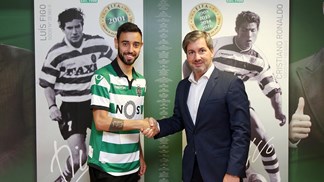Bruno Fernandes assina por cinco anos com o Sporting