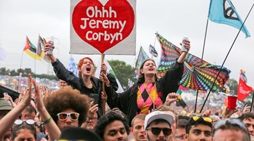Os famosos no festival de Glastonbury