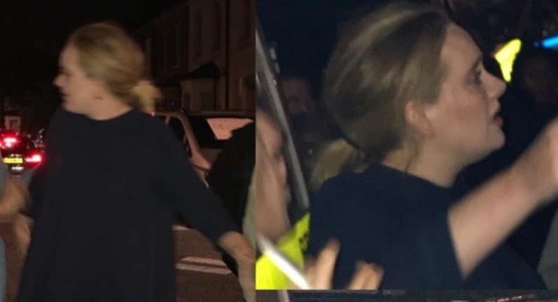 Adele em lágrimas ao visitar as vítimas do incêndio