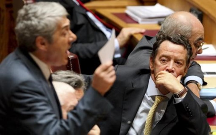 Manuel Pinho quando era ministro da Economia no governo de José Sócrates.