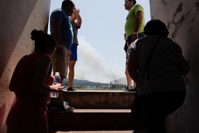 Centenas de pessoas ficaram desalojadas.