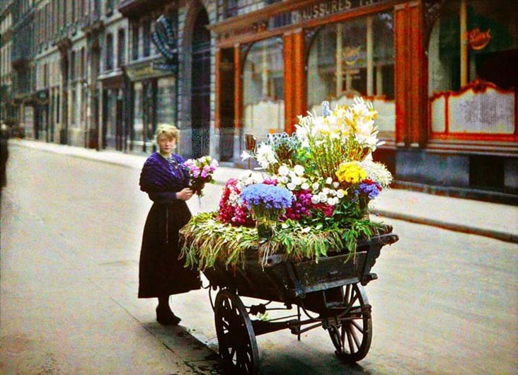 Fotografias a cor mostram o mundo há 100 anos