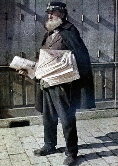 Fotografias a cor mostram o mundo há 100 anos