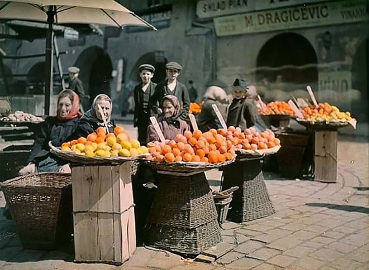 Fotografias a cor mostram o mundo há 100 anos