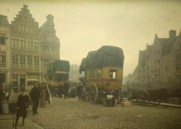 Fotografias a cor mostram o mundo há 100 anos