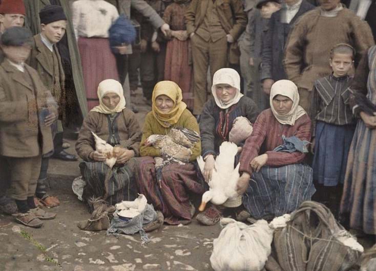 Fotografias a cor mostram o mundo há 100 anos