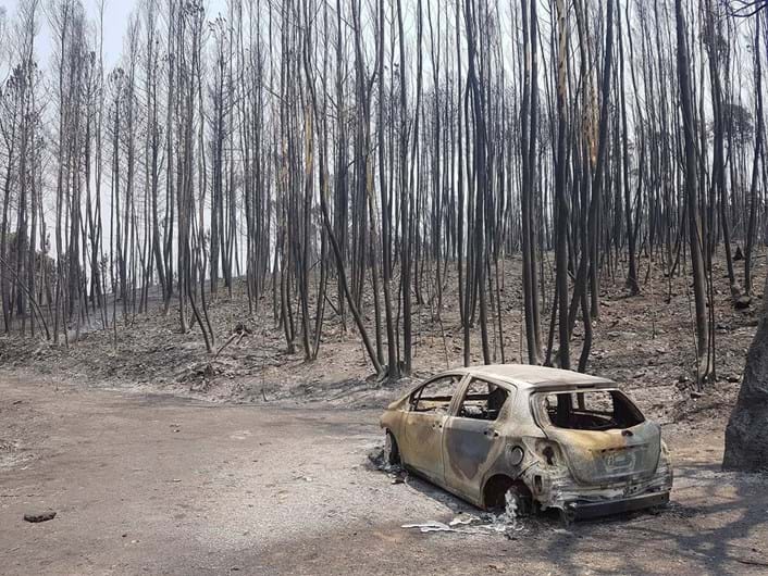 As fotos da desolação de Pedrógão Grande