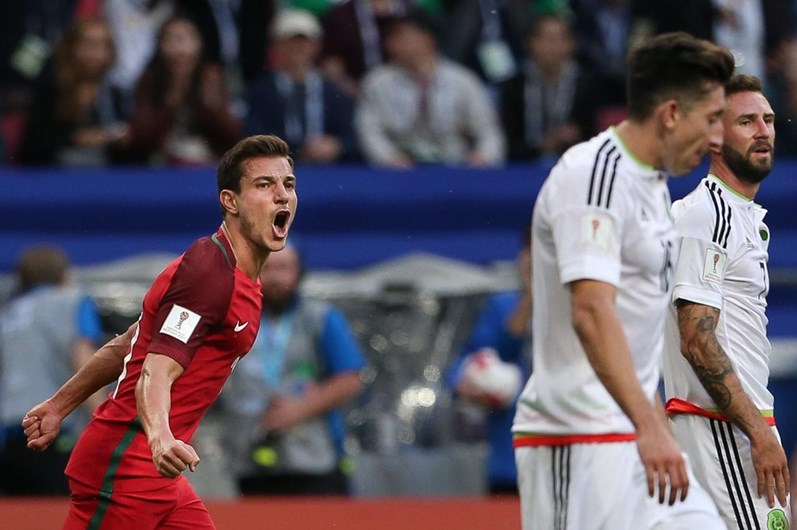 Portugal empata com México para Taça das Confederações