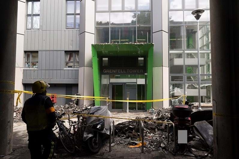 Imagens do interior da Torre Grenfell