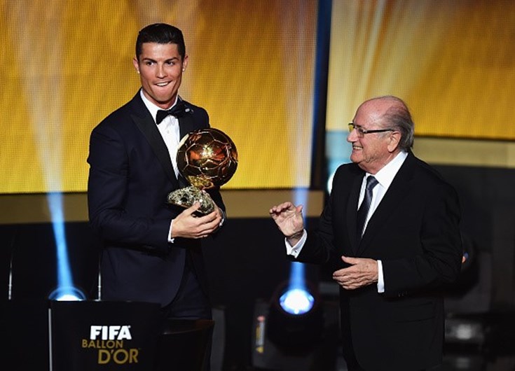 Blatter e Ronaldo