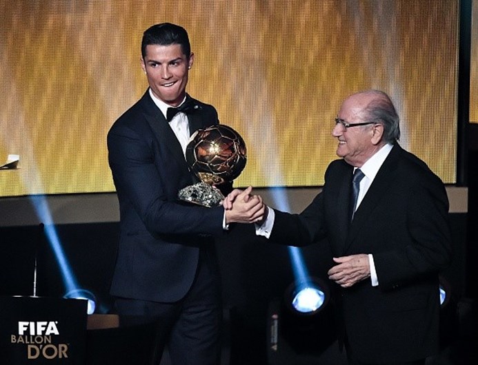 Blatter e Ronaldo