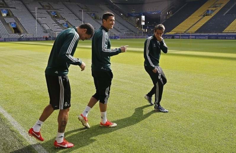 Coentrão e Ronaldo