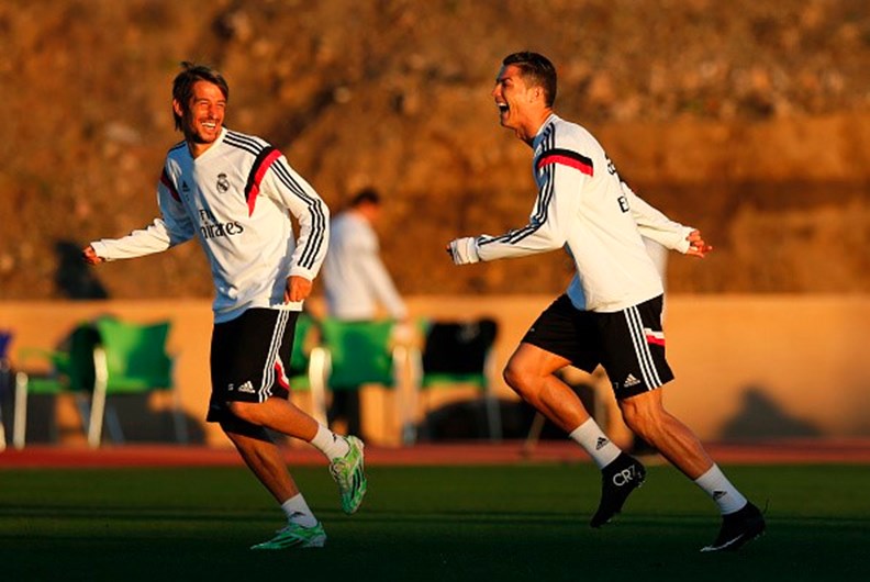 Coentrão e Ronaldo