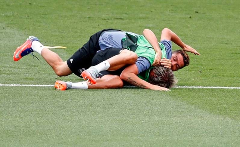 Coentrão e Ronaldo