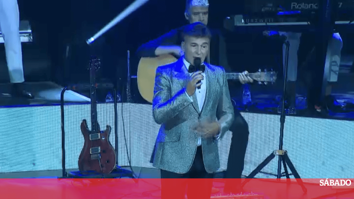 A minha filha hoje está connosco Tony Carreira emocionado no