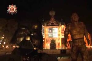 'Darth Vaders' inauguram estátua 