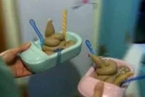 Já imaginou comer numa casa de banho?