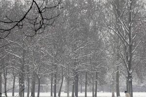 Gelo e neve lançam caos