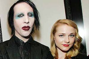Evan Rachel Wood e Marilyn Manson