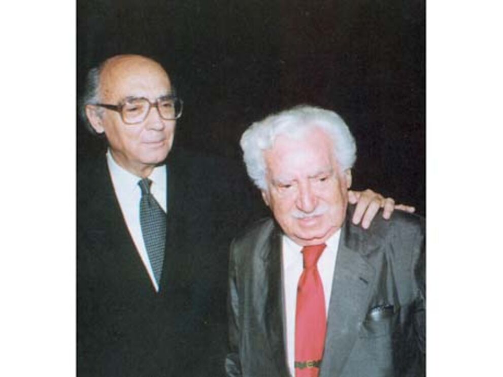 Saramago com Jorge Amado