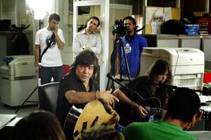 Making of da entrevista/concerto de Luís Represas