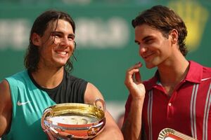 Federer e Nadal não param de rir em vídeo