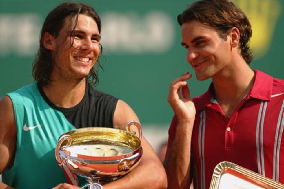 Federer e Nadal não param de rir em vídeo
