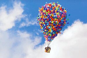 Up: Casa voadora do cinema para a vida real (vídeo)