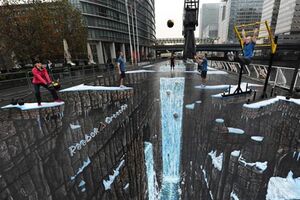 Guiness: O maior mural do mundo em 3D (vídeo)