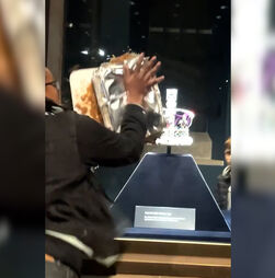 Imagens mostram manifestantes a vandalizar vitrine com joias da coroa britânica na Torre de Londres