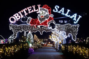 Mais de 5 milhões de luzes e muita cor: casa rural na Croácia exibe enorme iluminação de Natal 