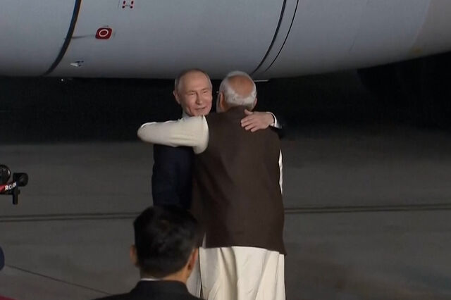 Modi recebe Putin na Índia 