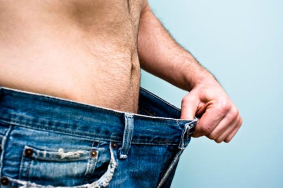 Homem e perda de peso