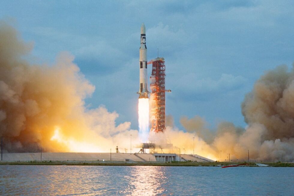 Lançamento do foguetão Apollo