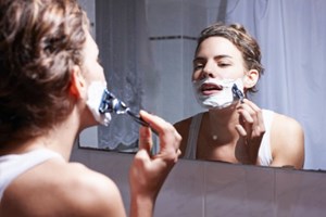 As mulheres também fazem a barba