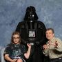 Darth Vader, Luke e Leia tiraram uma foto de família