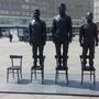 Estátuas de Snowden, Assange e Manning em Berlim