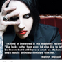 Marilyn Manson faz proposta indecente a Madonna