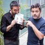 Henrique Sá Pessoa e Nilton na cozinha a fazer o livro que vai querer ter