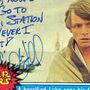 Os autógrafos engraçadinhos de Luke Skywalker